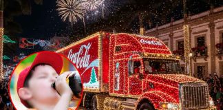 ¿Caravana Coca-Cola 2025 viola la ley? El desfile navideño enfrenta señalamientos por publicidad prohibida a niños