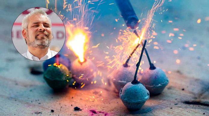 Bedolla pidió a los municipios aplicar normatividad para venta de pirotecnia