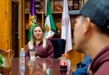 Dayana Pérez revisa preparativos de las fiestas patronales de Paramuen