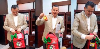 Legisladores bien hidratados: las “Memochilas” que sí traían regalo