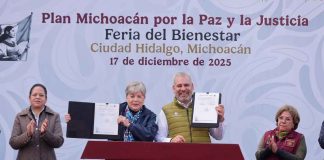 Se refuerza Plan Michoacán; firman Bedolla y Alicia Bárcena acuerdo estratégico por el medio ambiente