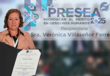 Michoacán premia la lucha contra los feminicidios de a Verónica Villaseñor