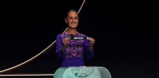 “Estamos orgullosos y orgullosas de recibir por tercera vez la Copa Mundial. Tenemos un pueblo extraordinario”, Claudia Sheinbaum durante el sorteo de la FIFA 2026.