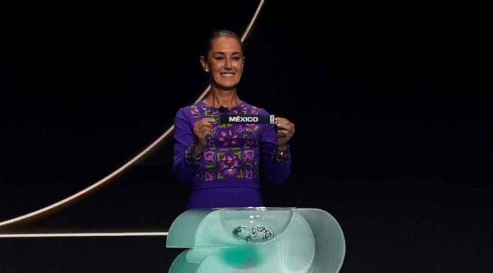 “Estamos orgullosos y orgullosas de recibir por tercera vez la Copa Mundial. Tenemos un pueblo extraordinario”, Claudia Sheinbaum durante el sorteo de la FIFA 2026.