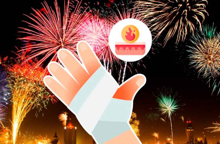 ¿Cómo actuar ante lesiones por fuegos artificiales? Guía rápida de primeros auxilios