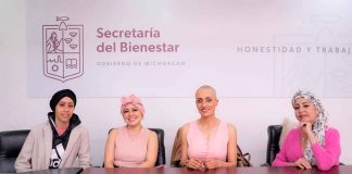 Con apoyo económico mensual, Michoacán abraza a mil 700 mujeres en su lucha contra el cáncer