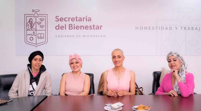 Con apoyo económico mensual, Michoacán abraza a mil 700 mujeres en su lucha contra el cáncer