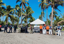 Refuerzan Vigilancia en Playas de Lázaro Cárdenas con la Operación Salvavidas Invierno 2025