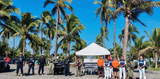 Refuerzan Vigilancia en Playas de Lázaro Cárdenas con la Operación Salvavidas Invierno 2025