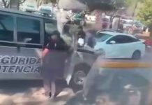 Camioneta de Seguridad Penitenciaria atropella a peatona en la Av. Camelinas de Morelia