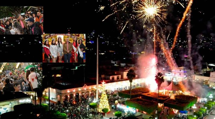 Se ilumina puruándiro por la navidad