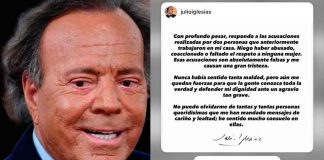 Julio Iglesias niega acusaciones y asegura que demostrará su inocencia