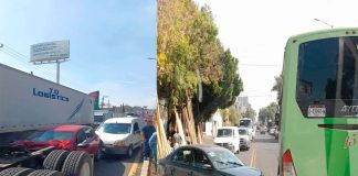 Ocurren 2 choques en distintos puntos de la Av. Madero Oriente de Morelia