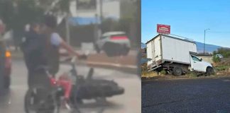 Vuelca camioneta y se registran otros dos accidentes en distintos puntos de Morelia