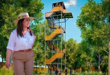 ¡Ya está lista la tirolesa de la laguna de Chandio!: Gladyz Butanda