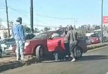 Choque entre 2 vehículos deja un herido en la avenida Morelos Norte de Morelia