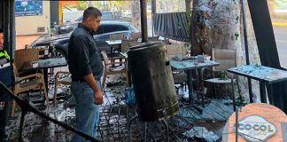 Se registra incendio en restaurante de la Ventura Puente