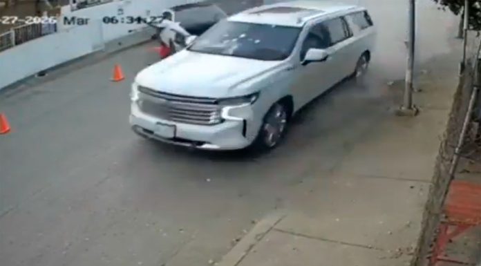 #VIDEO||Captan choque en persecución tras ataque a jefe de policía en Culiacán