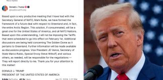 Trump suspende aranceles tras acuerdo preliminar sobre Groenlandia