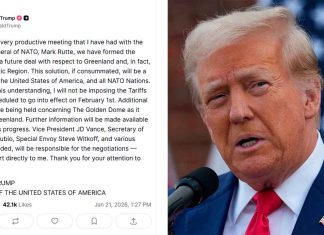 Trump suspende aranceles tras acuerdo preliminar sobre Groenlandia