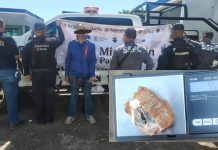 Cortador de aguacate es detenido en posesión de goma de opio en la colonia El Periodista, en Uruapan