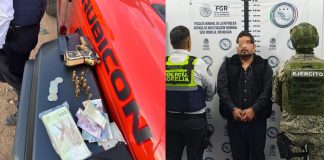 Policía de Morelia detuvo a un sujeto armado en un filtro de inspección