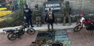 Presunto líder delincuencial es detenido en Zirahuén con armas y droga: SSP