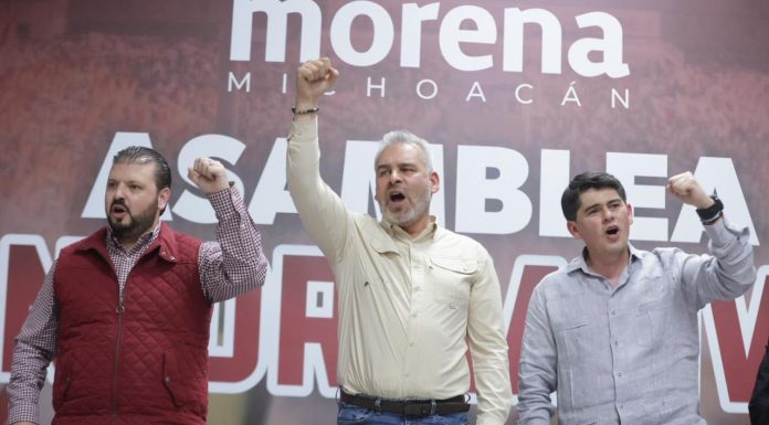 Bedolla encabeza encuentro con militancia de Morena en región Oriente