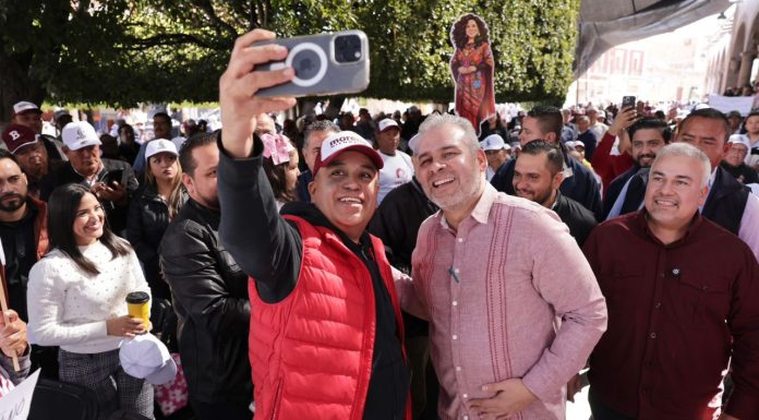 Desde La Piedad, Bedolla convoca a desplegar campaña digital en defensa de la 4T