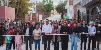 Alexis Velázquez inaugura rehabilitación integral de la calle Miguel Hidalgo en La Estancia