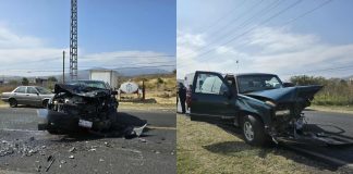 Se registra choque entre camioneta y auto en la Av. Cointzio; hay 3 heridos