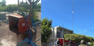 Inhabilitan antena ilícita en Cenobio Moreno, presuntamente utilizada por grupo vinculado a “El Botox”: SSP