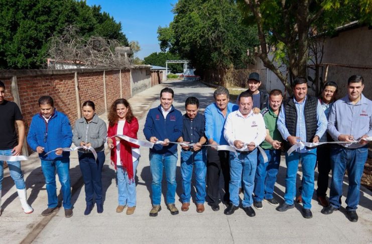 Entrega SCOP obras de infraestructura social en La Piedad