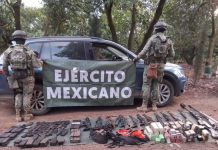 Crónica| Aseguran fusiles calibre .50 mm y vehículos en operativo federal en Tocumbo