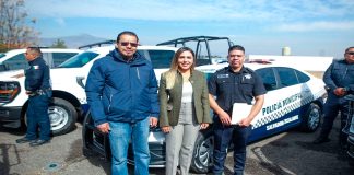Salvador Escalante fortalece su seguridad con nuevo equipamiento policial: Dayana Pérez