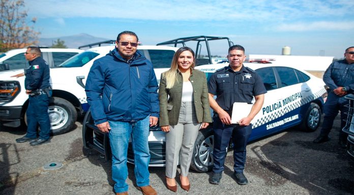 Salvador Escalante fortalece su seguridad con nuevo equipamiento policial: Dayana Pérez