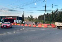 Avanza construcción de la segunda glorieta de la Avenida Juan Pablo II