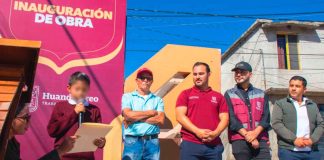 Alexis Velázquez entrega obra de la calle Chapultepec en la Primaria José María Morelos