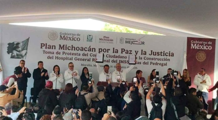 Hospital del IMSS en Villas del Pedregal será más grande que el de Charo; su construcción durará dos años: Bedolla