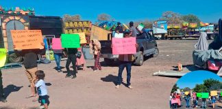 Bloquean acceso a Buenavista para denunciar desaparición de seis personas