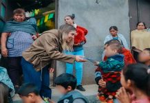 Dayana Pérez Mendoza refrenda su compromiso con la niñez durante visita a Opopeo.