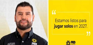 PRD considera sobrevive sin alianza en la elección del 2027.