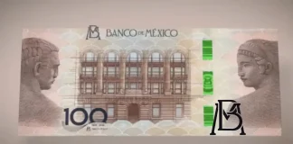 Banxico presenta billete especial de 100 pesos por sus 100 años