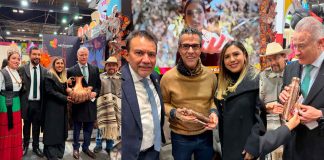 Santa Clara del Cobre enamora al mundo en FITUR 2026: Dayana Pérez Mendoza