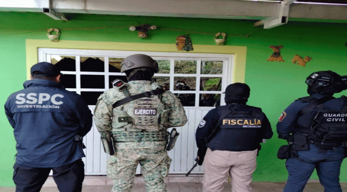 FGE realiza 24 cateos en Apatzingán tras detención de “El Botox”