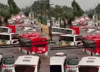 Lluvias provocan severas inundaciones en Camino a Melipilla, Santiago
