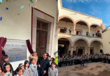 Con escuela remodelada arrancan clases este 2026, estudiantes de la Belisario Domínguez.