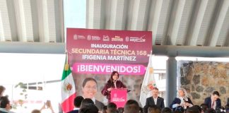 No más escuelas de “palitos”: Bedolla entregó Secundaria en Villas del Pedregal