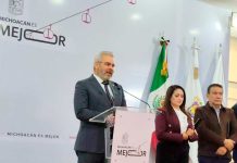 Manifestaciones en La Ruana son promovidas por el crimen organizado: Bedolla