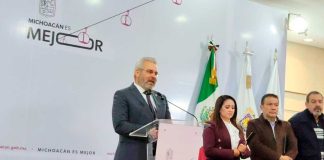 Manifestaciones en La Ruana son promovidas por el crimen organizado: Bedolla